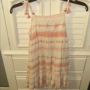 Isaac Mizrahi Pink Tie-Dye Kids Dress
